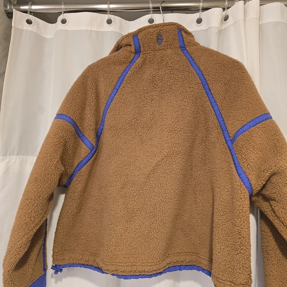 FP Movement by Free People Mountain High half zip pull over in Brown and Purple - Picture 3 of 5